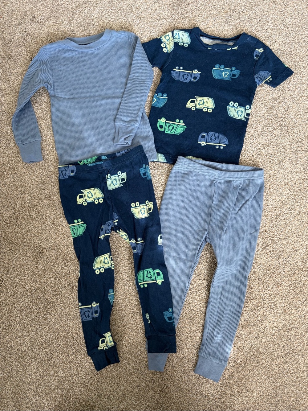 Kids recycling truck Pajama Set